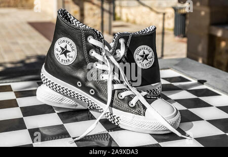 Converse all star noir et outlet blanc