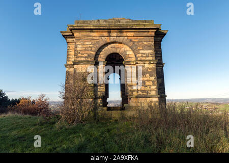 Le Temple noir (Dick's Tower) près de Mirfield, West Yorkshire Banque D'Images