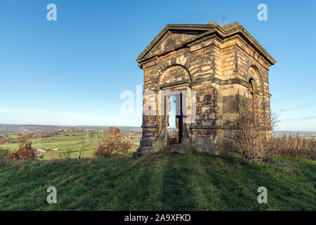 Le Temple noir (Dick's Tower) près de Mirfield, West Yorkshire Banque D'Images