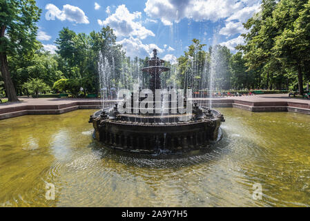 Fontaine à Chisinau, capitale de la République de Moldova Banque D'Images