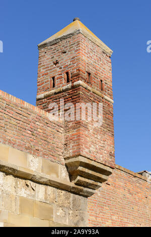 Tourelle du château sur la face intérieure de la porte de la forteresse de Kalemegdan, Stambol, Belgrade, Serbie Banque D'Images