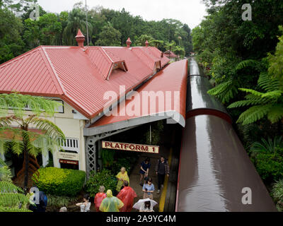 Diverses scènes de fer, de l'eau douce à Kuranda Banque D'Images