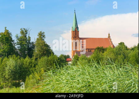 Église luthérienne de 1578, l'Église orthodoxe, l'église de Lazdenen, krasnozmensk (Lazdenen, Haselberg), krasnozmensky district, région de Kaliningrad, Russie, Banque D'Images