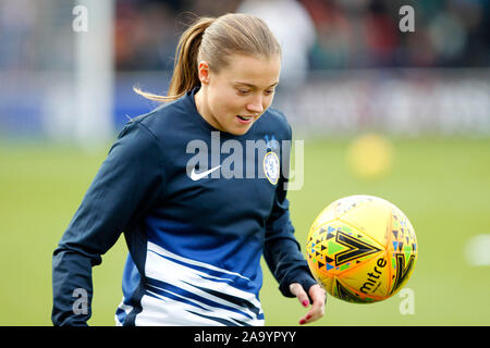 Kingston, au Royaume-Uni. 17 novembre, 2019. Fran Kirby de Chelsea pendant l'FAWSL match entre Manchester United et Chelsea Chers femmes à la Cherry Red Records Stadium, Kingston, l'Angleterre le 17 novembre 2019. Photo par Carlton Myrie/Premier Images des médias. Credit : premier Media Images/Alamy Live News Banque D'Images