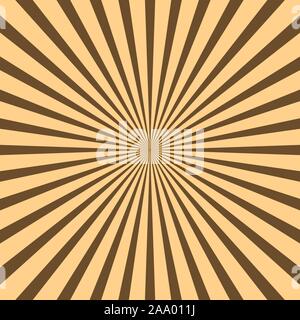Contexte Les rayons orange vif. La BD, pop art style. Vector, eps 10. Illustration de Vecteur