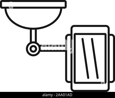 L'icône porte-téléphone mobile. Porte-téléphone mobile aperçu l'icône vecteur pour la conception web isolé sur fond blanc Illustration de Vecteur