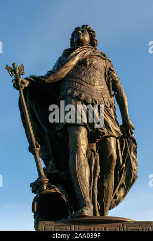 Le Neuer Flügel nouvelle aile du Palais de Charlottenburg et son parc Schlossgarten reconstruite après la Seconde Guerre mondiale à Berlin en Allemagne. Friedrich Erster Koeni Banque D'Images