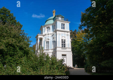 Le château de Charlottenburg Schloss belvedere museum maison de thé dans le jardin du palais Charlottenburg Berlin Allemagne Deutschland Europe. La porcelaine KPM Collecti Banque D'Images