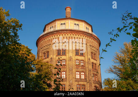 Berlin Allemagne Wasserturm Water tower brique conçu par Henry Gill et construit par l'anglais Waterworks Company (1877) en allemand de Berlin Prenzlauer Berg Banque D'Images