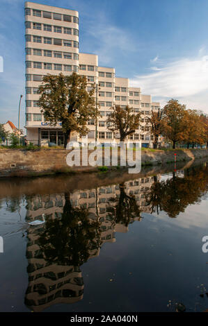 Bâtiment d'architecture moderniste Shell-Haus 1932. Emil Fahrenkamp architecte à Berlin Allemagne Banque D'Images