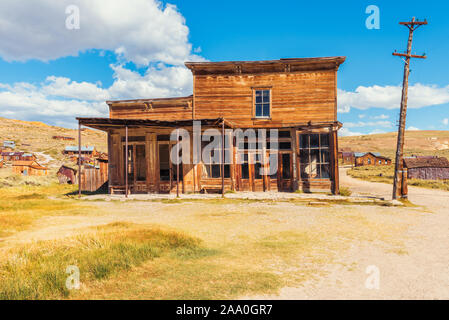 Saloon dans la ville fantôme de Bodie California USA Banque D'Images