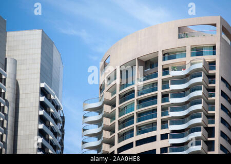 Racleur de ciel modernes avec balcons Sydney Australie Banque D'Images