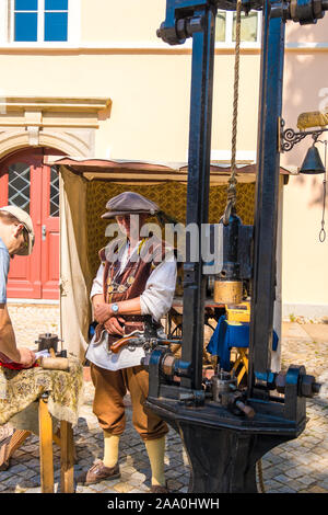 Bautzen, Allemagne - septembre 1, 2019 : la reconstruction historique au Festival de la vieille ville de Bautzen, Haute Lusace, en Saxe, Allemagne Banque D'Images