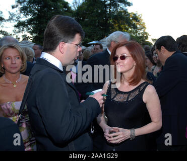 Washington DC. 4-29-2006 Maureen Dowd du 'New York Times' lors de l'assemblée annuelle des Correspondants Blanc Dîner à l'hôtel Hilton de Washington. Banque D'Images