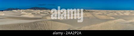 Bahia Magdalena voir des dunes de sable du désert dans la région de Baja California Sur le Mexique Banque D'Images