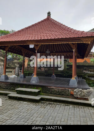 L'intérieur du Palais d'Ubud, Gianyar, Bali, Indonésie Banque D'Images