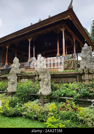 L'intérieur du Palais d'Ubud, Gianyar, Bali, Indonésie Banque D'Images