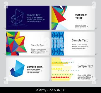 Jeu de cartes d'affaires Illustration de Vecteur