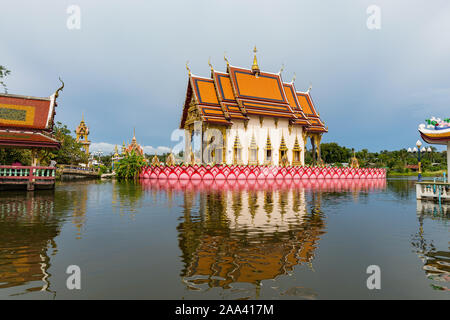 Temple Wat Plai Laem temple bouddhiste sur Koh Samui. Thaïlande Banque D'Images