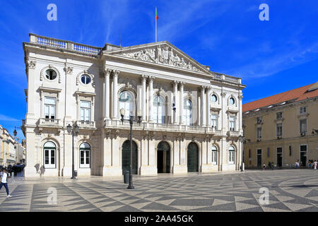 Hôtel de ville de Lisbonne, Camara Municipal de Lisboa à Praca Do Municipio, Lisbonne, Portugal. Banque D'Images