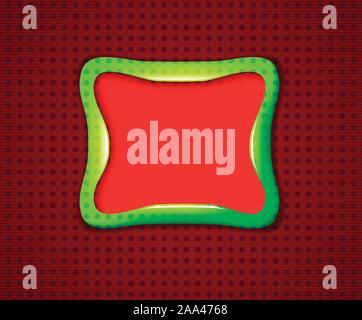 Cadre rectangulaire lisse Illustration de Vecteur