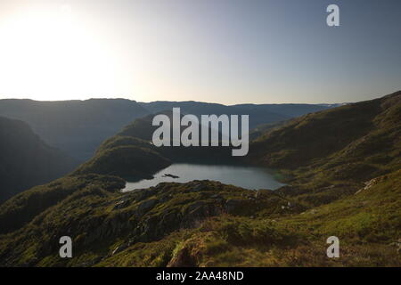 Le Parc National de Folgefonna, Norvège Banque D'Images