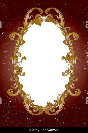 Vintage ornate frame Illustration de Vecteur