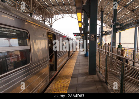 Stillwell Avenue de métro, Coney Island, Brooklyn, New York, États-Unis d'Amérique. Banque D'Images