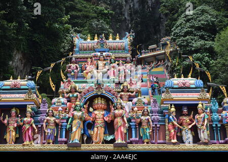 Images de grottes de Batu, un sanctuaire hindou à Selangor, Malaisie Banque D'Images
