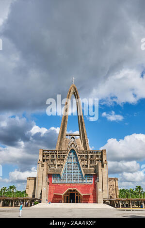 HIGUEY, RÉPUBLIQUE DOMINICAINE 4 avril 2015 Sanctuaire de notre-Dame d'Altagracia Basilique Catedral Nuestra Senora de la Altagracia Banque D'Images