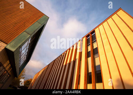 Matin d'automne au Sutton Bonington Campus de l'Université de Nottingham, Loughborough Leicestershire Angleterre UK Banque D'Images