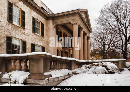 Rochester, New York, USA. Le 15 novembre 2019. Hôtel particulier de style néo-colonial, et maison de George Eastman, au musée George Eastman à Rochester, N Banque D'Images