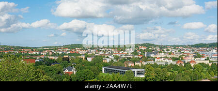 Vue de la ville de Gera, 2017 Banque D'Images