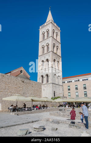 Cathédrale de Saint Anastasia à Zadar, Croatie Banque D'Images