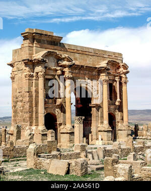 Algérie, Timgad Banque D'Images