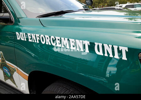 Osceola county sheriff department ford police explorer l'unité dui florida usa vus véhicule de patrouille Banque D'Images