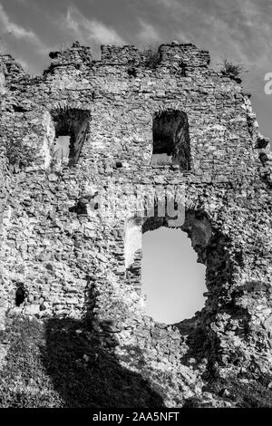 Cicva les ruines du 13ème siècle. L'Est de la Slovaquie, de l'Europe Banque D'Images