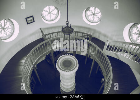 La Lettonie Cesis, ville syrienne. Château du 16ème siècle et de l'intérieur vintage escaliers.18.11.2019 Banque D'Images