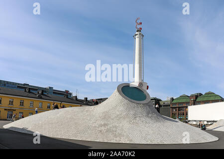 Musée d'art moderne souterrains de Rex à Amos skylight Lasipalatsi Plaza à Helsinki, Finlande Banque D'Images