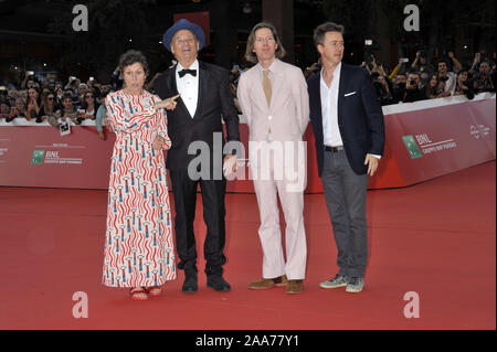 14e Festival du Film de Rome - Bill Murray Masterclass - Tapis Rouge avec : Frances McDormand, Bill Murray, Wes Anderson, Edward Norton Où : Rome, Latium, Italie Quand : 19 Oct 2019 Credit : IPA/WENN.com **Uniquement disponible pour publication au Royaume-Uni, USA, Allemagne, Autriche, Suisse** Banque D'Images