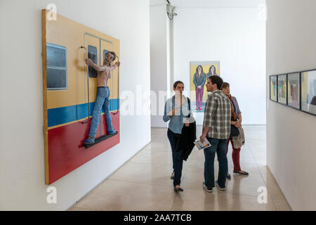 Buenos Aires, Argentine - le 5 octobre 2013 : les œuvres de l'art à l'MALBA Museum de la ville de Buenos Aires, Argentine. Banque D'Images