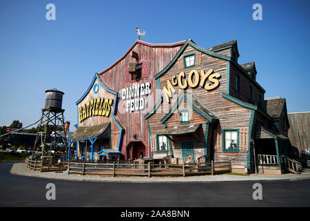 Hatfield et mccoy dinner show pigeon forge tennessee usa Banque D'Images