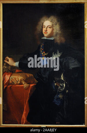 Philippe V (1683-1746). Roi d'Espagne. Portrait par Hyacinthe Rigaud (1659-1743), 1701. Musée d'histoire. Madrid. L'Espagne. (En prêt, Musée du Prado, Madrid). Banque D'Images