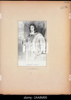 Le texte se compose de l'histoire de Mason et Dixon, ligne par J.H.B. Latrobe, Philadelphie, 1855 ; exposé sur la controverse entre la Pennsylvanie et de la Virginie, par N. Craig, Pittsburg, 1843 ; Mason et Dixon, par J. Veech, Pittsburg[h], 1857 ; et Message du Gouverneur du Maryland, transmettant les rapports en ce qui concerne les lignes de démarcation du Maryland, de la Pennsylvanie et le Delaware, New York, 1850. Citation/Référence : EM14586 ; Cecelius Calvert. Banque D'Images