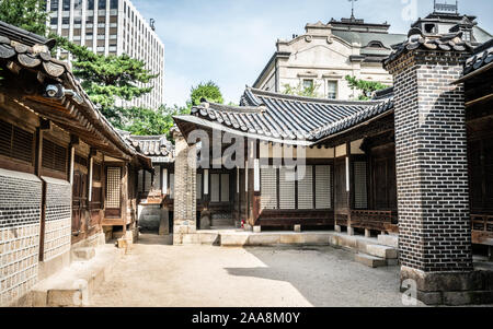 Résidence Royale Unhyeongung bâtiments historiques voir à Séoul en Corée du Sud Banque D'Images