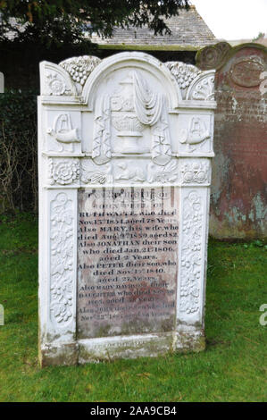 La tombe de John Peel, Caldbeck Banque D'Images