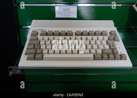 Un Commodore Amiga A600 ou 600 ordinateur personnel à partir de la les années 1990, un PC vintage Banque D'Images