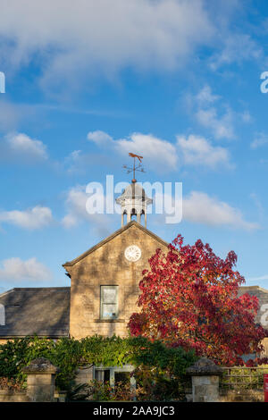 La tour chambre à l'automne, Cotswolds, Kitebrook, Little Compton, Moreton-in-Marsh, Gloucestershire. UK Banque D'Images