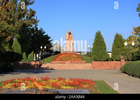 1 octobre 2019 - Tachkent (Ouzbékistan), flamme éternelle, Bratskiye Mogily Monument Banque D'Images