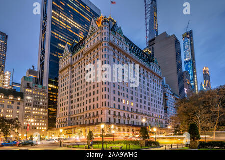 Plaza Hotel, Manhattan, New York, USA Banque D'Images